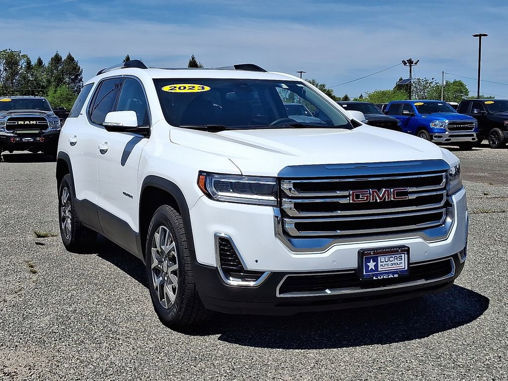 Used 2023 GMC Acadia SLE with VIN 1GKKNRL45PZ138883 for sale in Lumberton, NJ