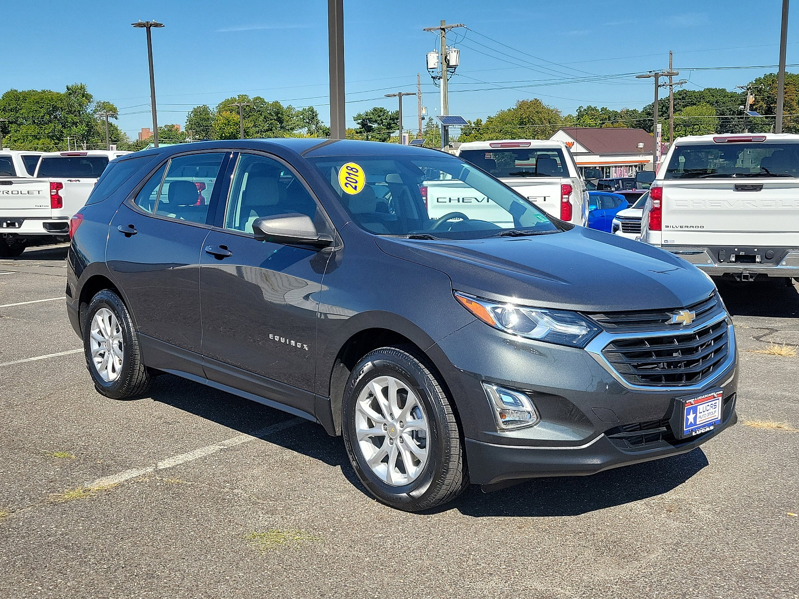 Used 2018 Chevrolet Equinox LS with VIN 2GNAXHEV0J6328490 for sale in Lumberton, NJ