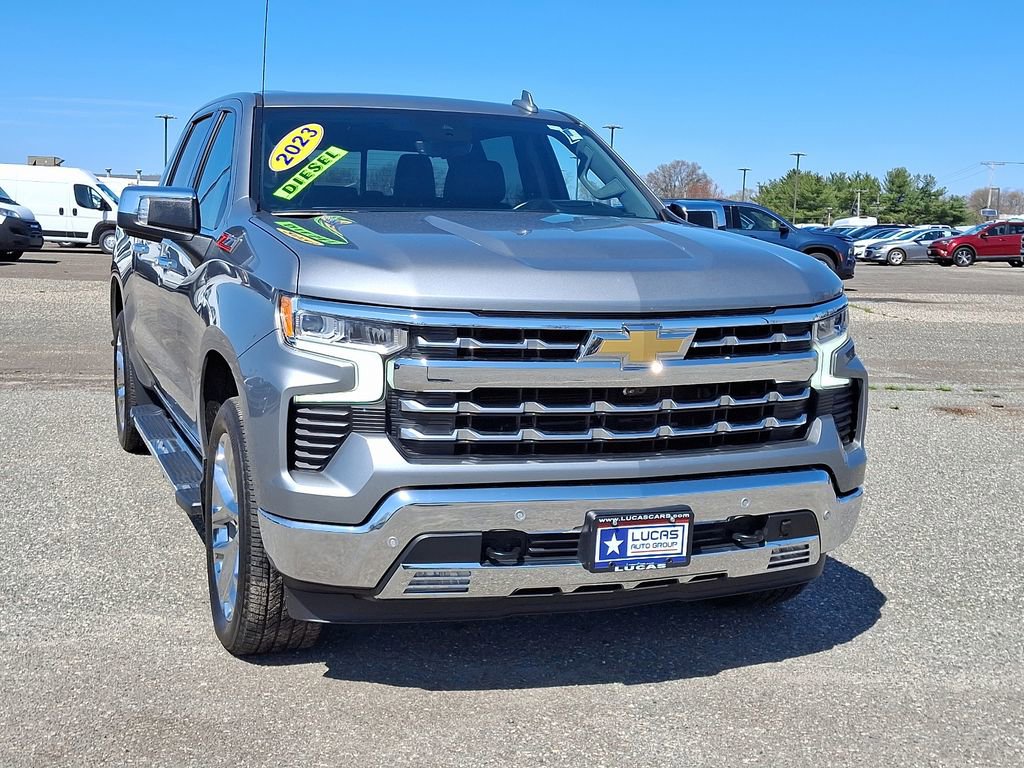 Used 2023 Chevrolet Silverado 1500 LTZ with VIN 1GCUDGE80PZ282675 for sale in Lumberton, NJ