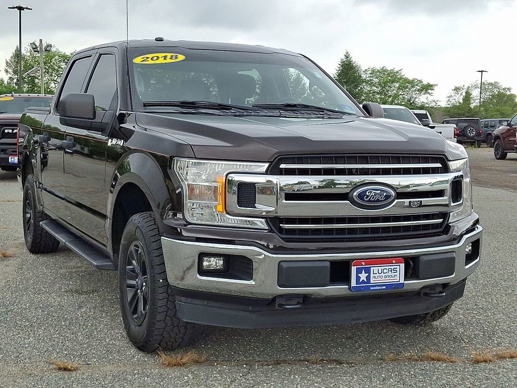 Used 2018 Ford F-150 XLT with VIN 1FTEW1EB8JFA11430 for sale in Lumberton, NJ