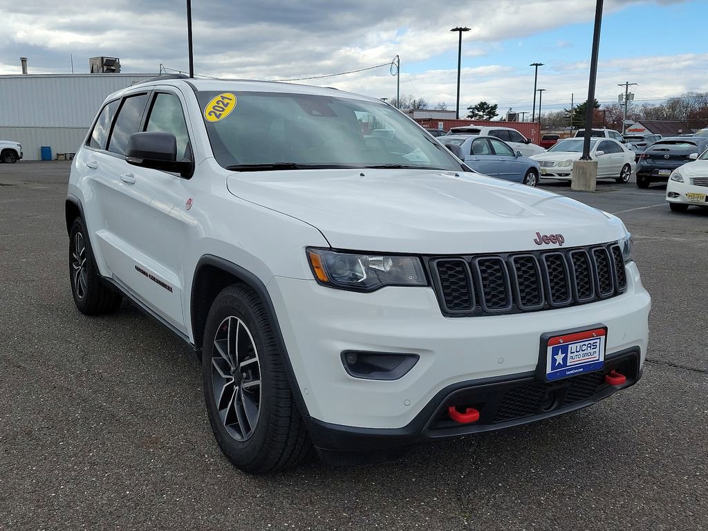 Used 2021 Jeep Grand Cherokee Trailhawk with VIN 1C4RJFLG8MC650683 for sale in Lumberton, NJ