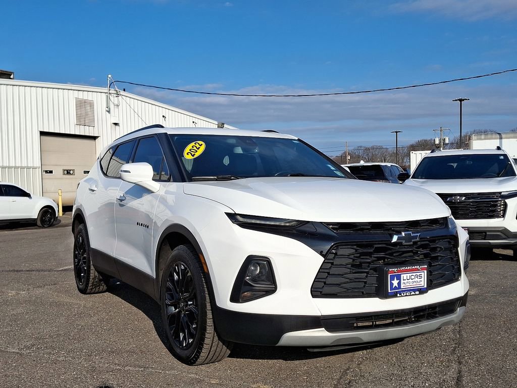 Used 2022 Chevrolet Blazer 3LT with VIN 3GNKBJRSXNS141890 for sale in Lumberton, NJ