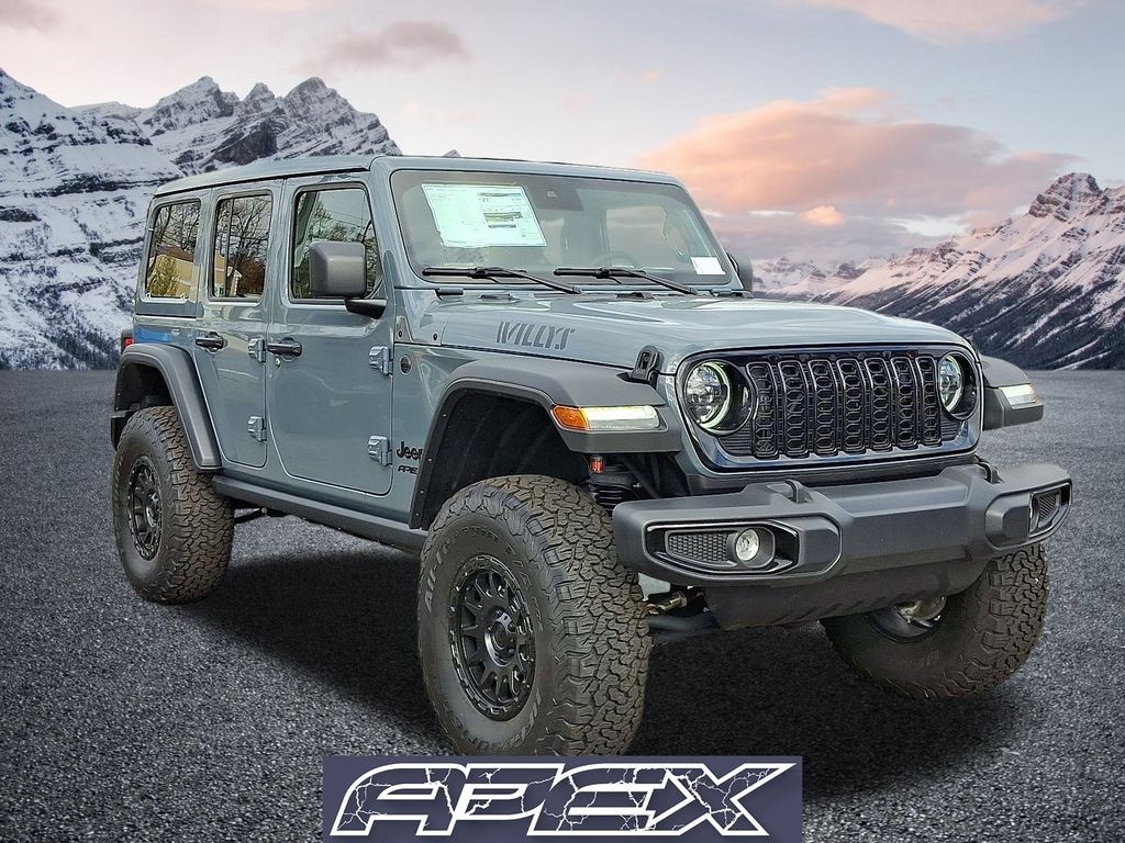 New 2025 Jeep Wrangler 4-Door Willys APEX Sport Utility