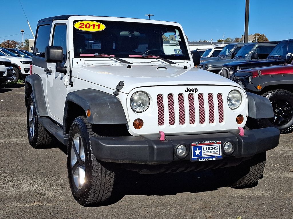 Used 2011 Jeep Wrangler Sport with VIN 1J4AA2D14BL635914 for sale in Lumberton, NJ