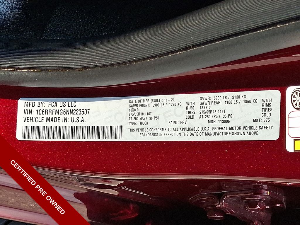 2022 RAM Ram 1500 Pickup Big Horn/Lone Star - Photo 27
