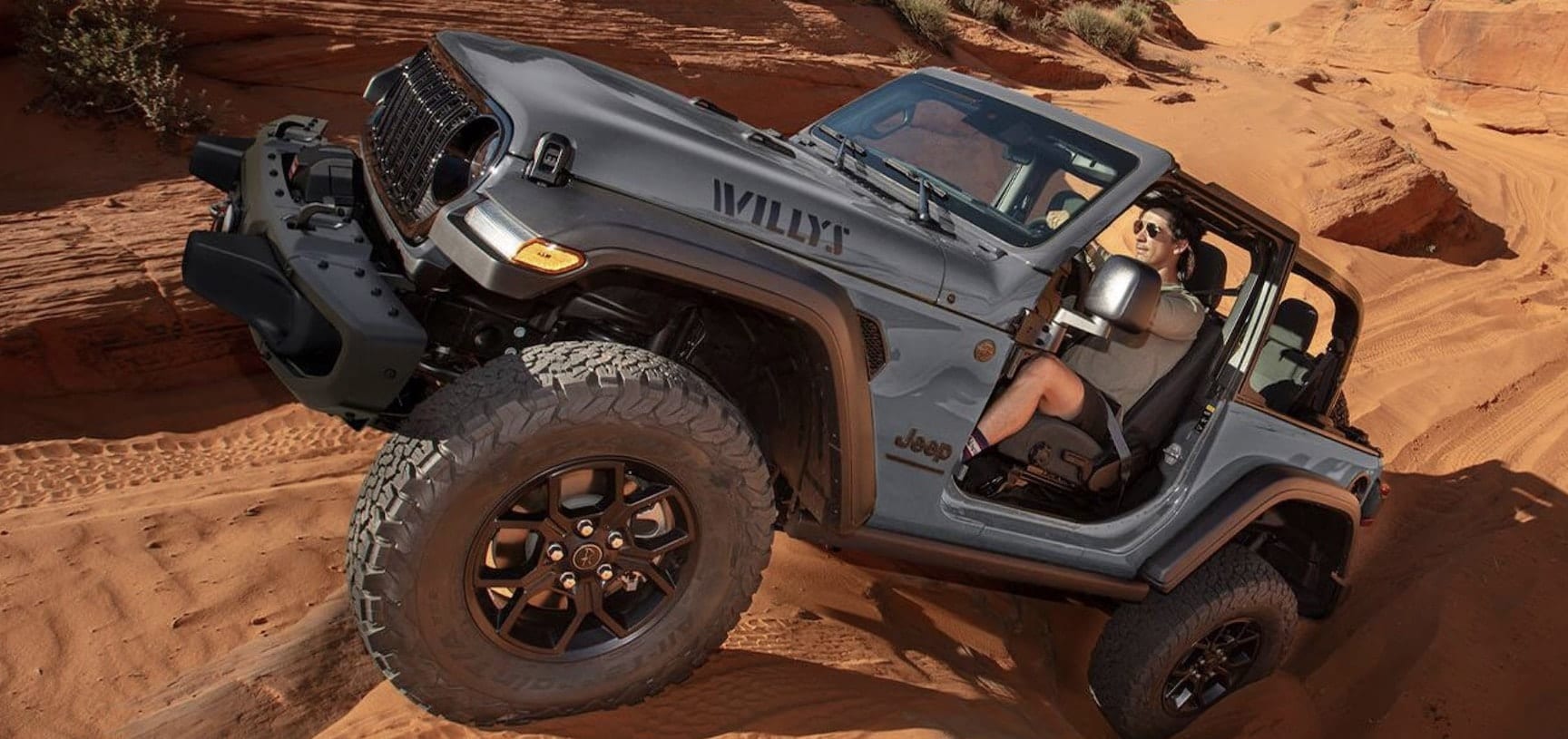 2026 Jeep Wrangler parked on a South Jersey trail near Lumberton