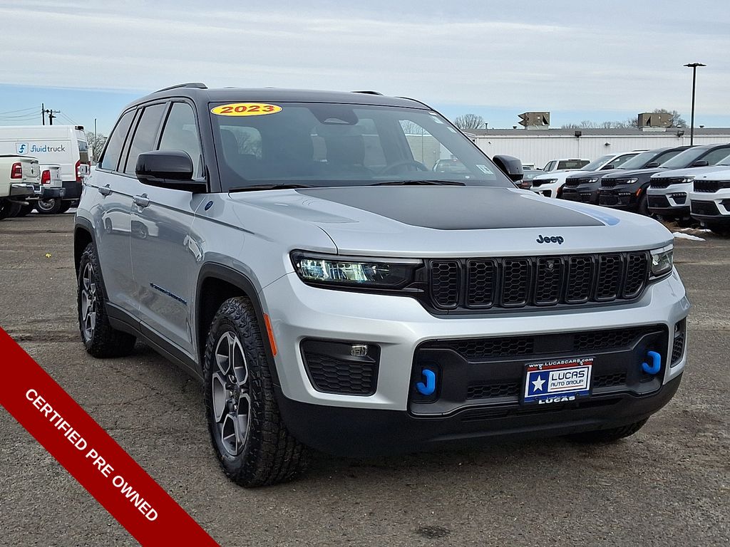 Used 2023 Jeep Grand Cherokee Trailhawk 4xe with VIN 1C4RJYC60P8893012 for sale in Lumberton, NJ