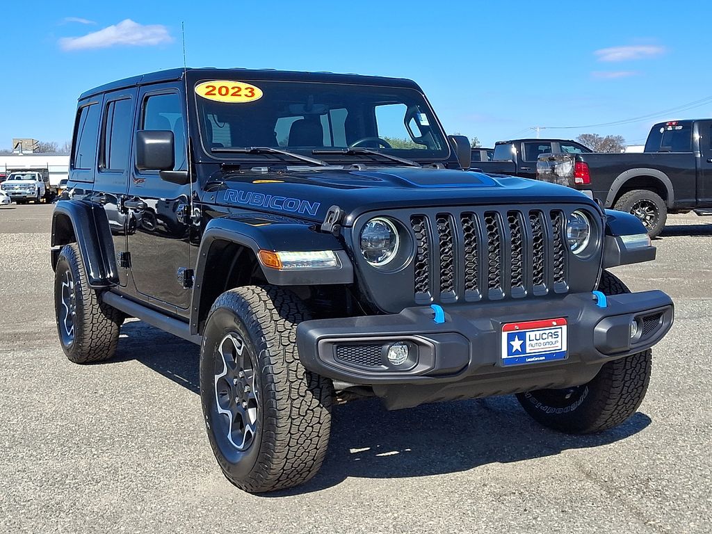 Used 2023 Jeep Wrangler 4xe Rubicon 4XE with VIN 1C4JJXR62PW513727 for sale in Lumberton, NJ