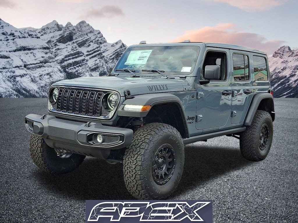 New 2025 Jeep Wrangler 4-Door Willys APEX Sport Utility