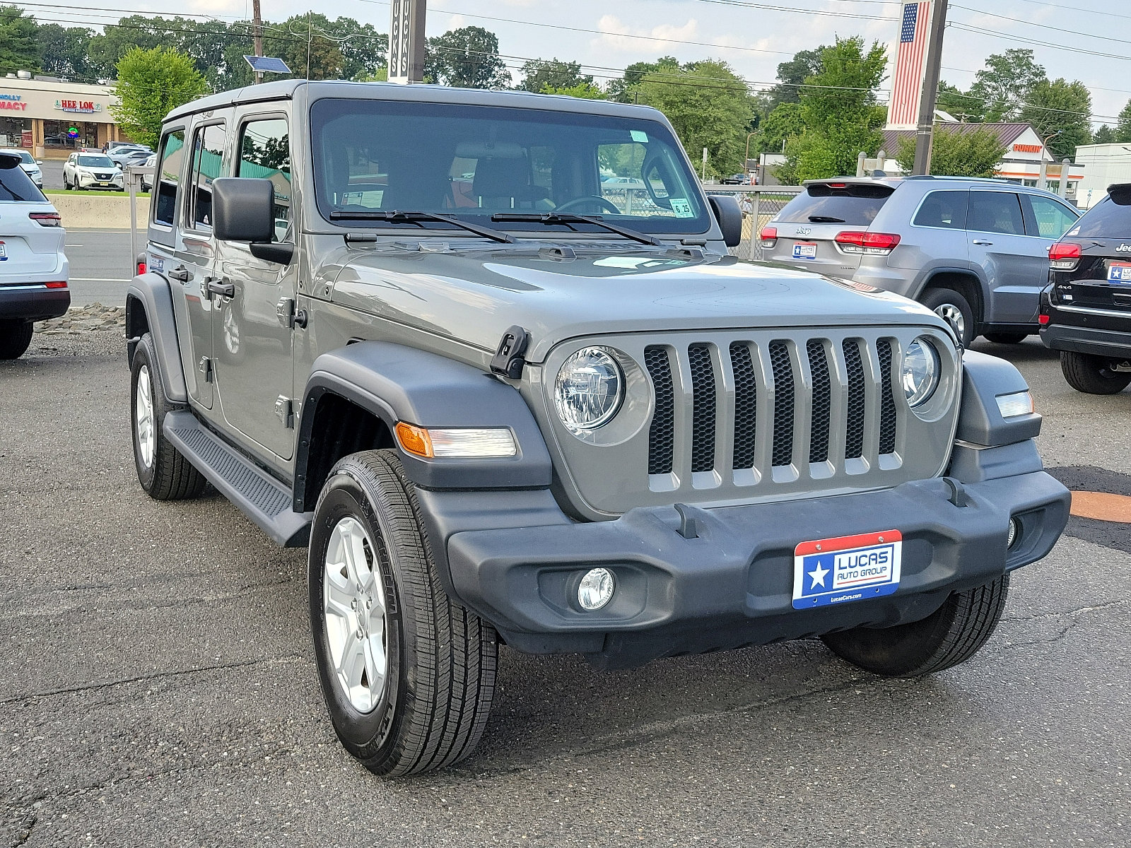 Certified 2020 Jeep Wrangler Unlimited Sport S with VIN 1C4HJXDG7LW282574 for sale in Lumberton, NJ