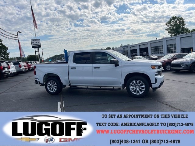 Used 2022 Chevrolet Silverado 1500 Limited Custom with VIN 3GCPWBEK5NG149879 for sale in Lugoff, SC