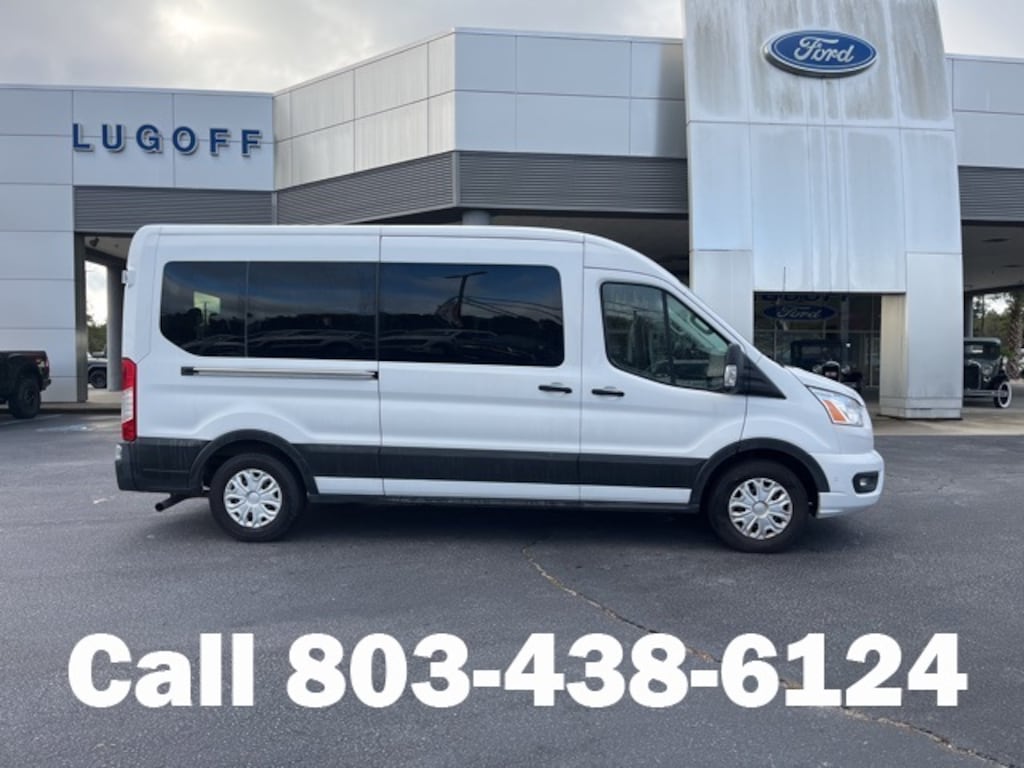 Used 2021 Ford Transit-350 Passenger  Wagon Medium Roof Van