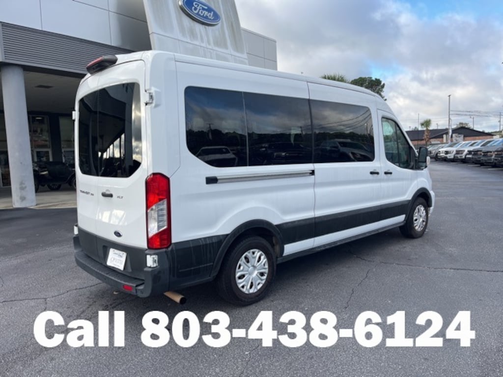 Used 2021 Ford Transit-350 Passenger  Wagon Medium Roof Van