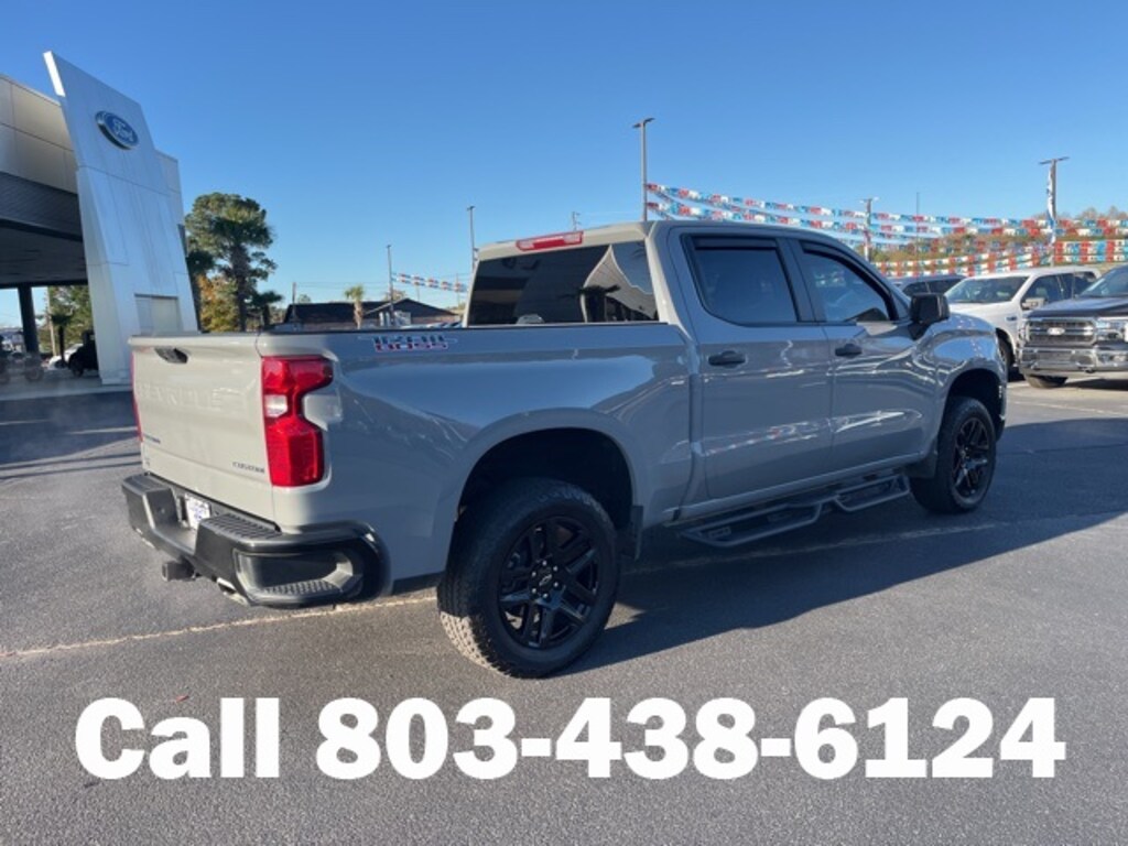 Used 2024 Chevrolet Silverado 1500 Custom Trail Boss Truck Crew Cab