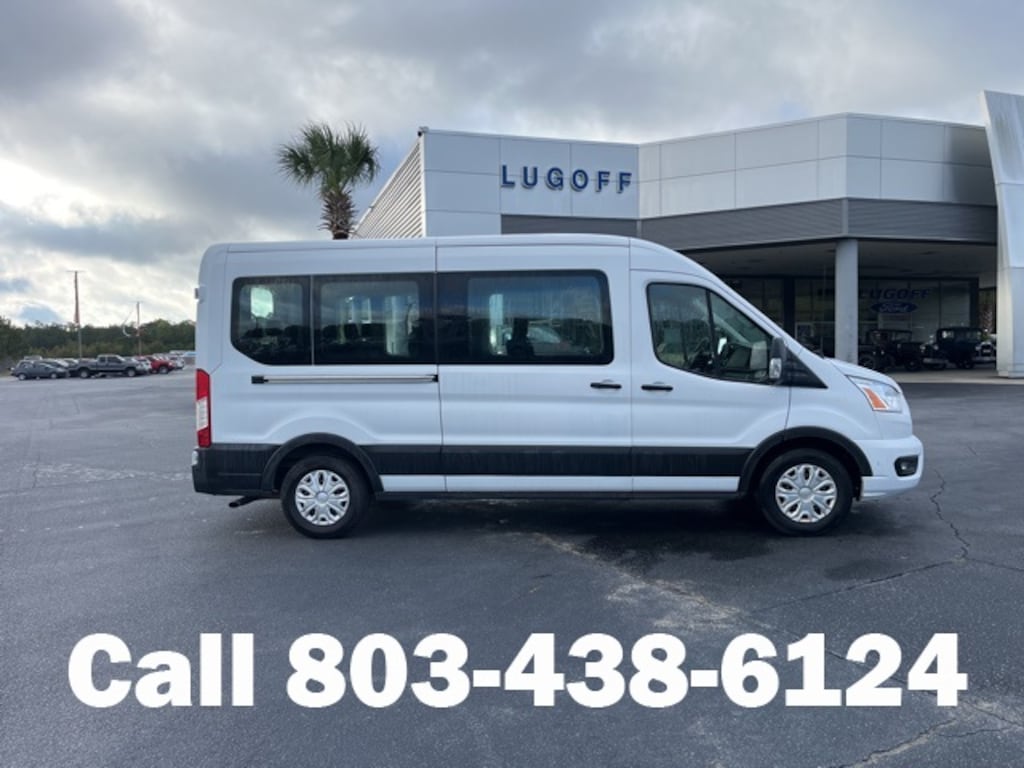 Used 2021 Ford Transit-350 Passenger  Wagon Medium Roof Van