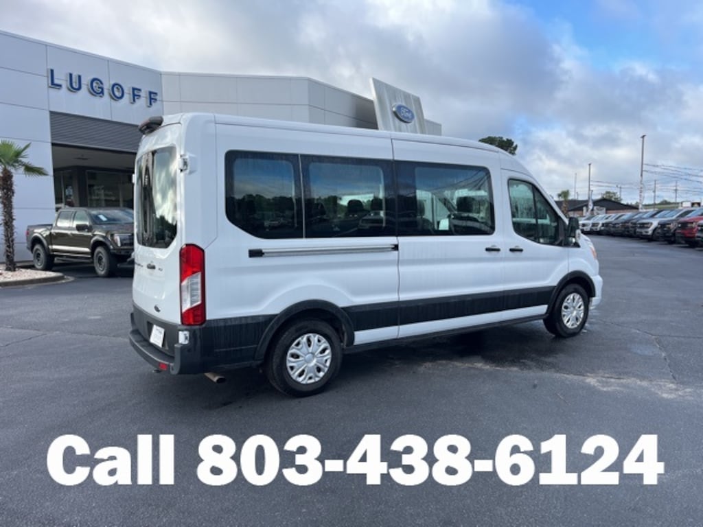Used 2021 Ford Transit-350 Passenger  Wagon Medium Roof Van