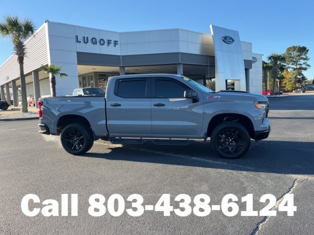 Used 2024 Chevrolet Silverado 1500 Custom Trail Boss Truck Crew Cab