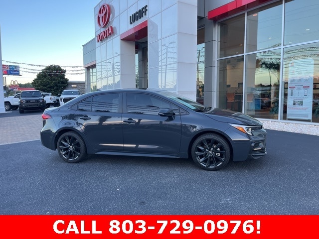 Used 2024 Toyota Corolla XSE with VIN 5YFT4MCE1RP173951 for sale in Lugoff, SC