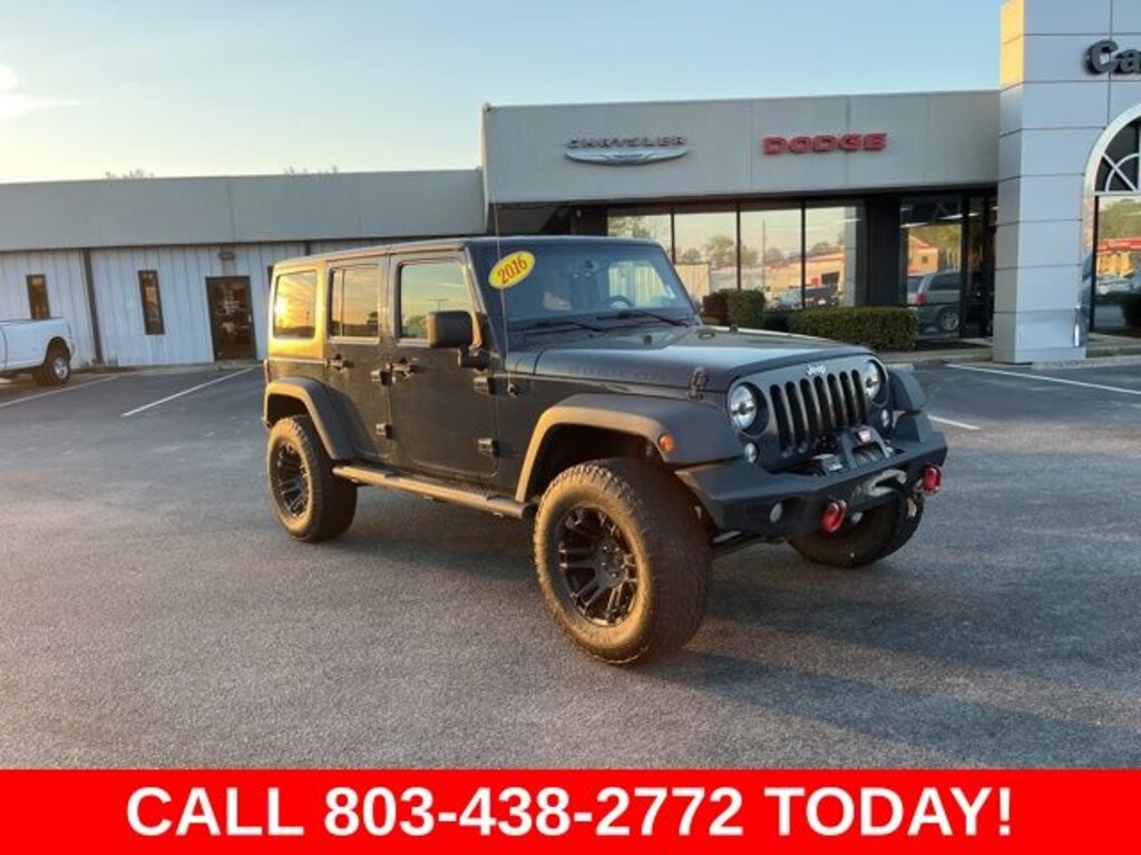 Used 2016 Jeep Wrangler JK Unlimited Rubicon 4x4 SUV