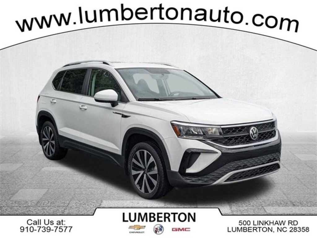 Used 2022 Volkswagen Taos For Sale at LUMBERTON CHEVROLET BUICK GMC VIN 3VVRX7B2XNM067138