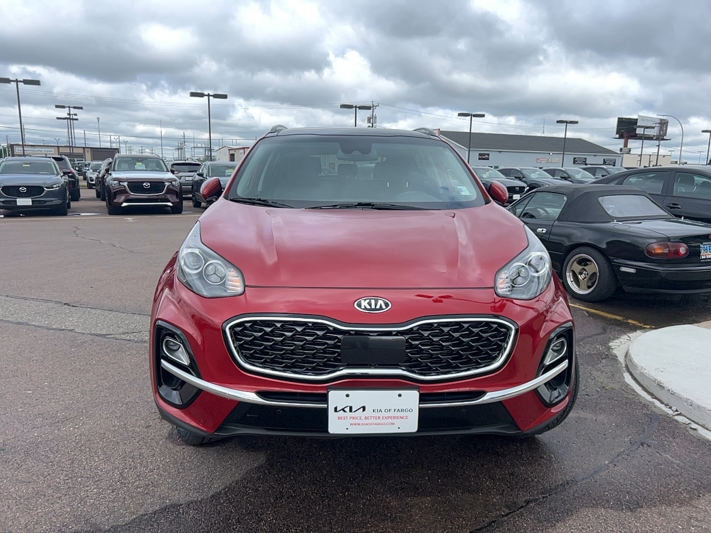 Used 2022 Kia Sportage EX with VIN KNDPNCAC1N7004129 for sale in Fargo, ND