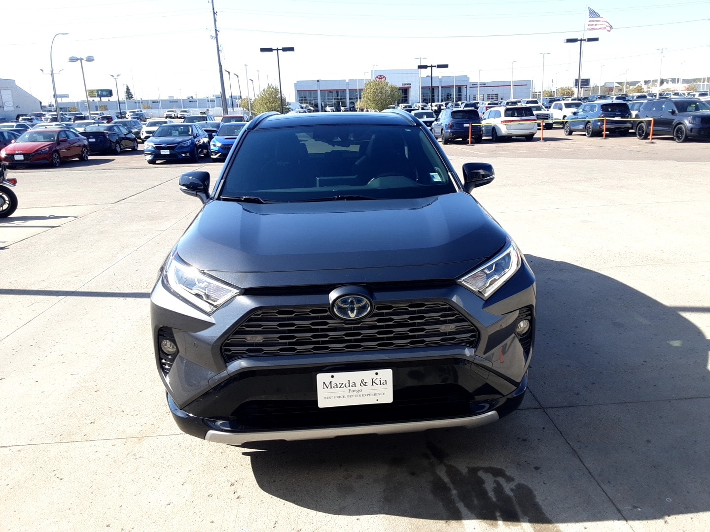Used 2020 Toyota RAV4 XSE with VIN JTMEWRFV3LJ034329 for sale in Fargo, ND