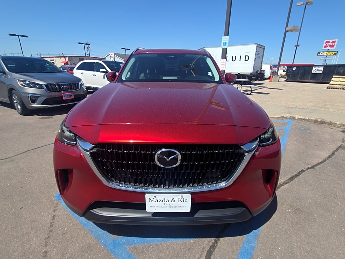 Used 2024 Mazda CX-90 Turbo Preferred Package with VIN JM3KKBHD2R1117017 for sale in Fargo, ND