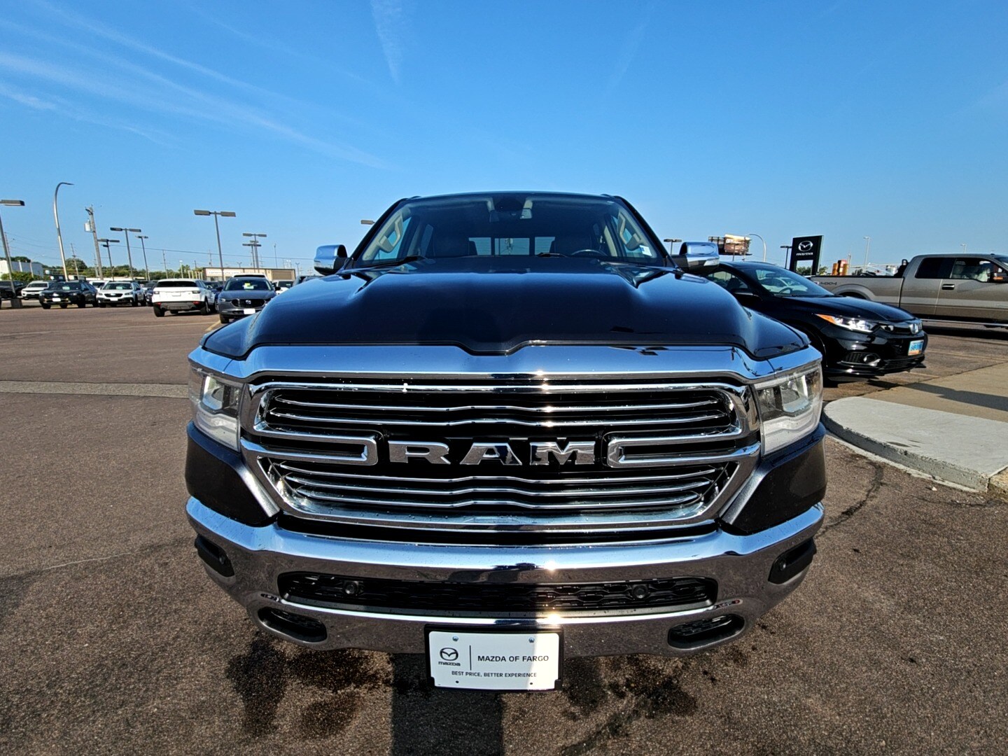 Used 2019 RAM Ram 1500 Pickup Laramie with VIN 1C6SRFRTXKN511145 for sale in Fargo, ND