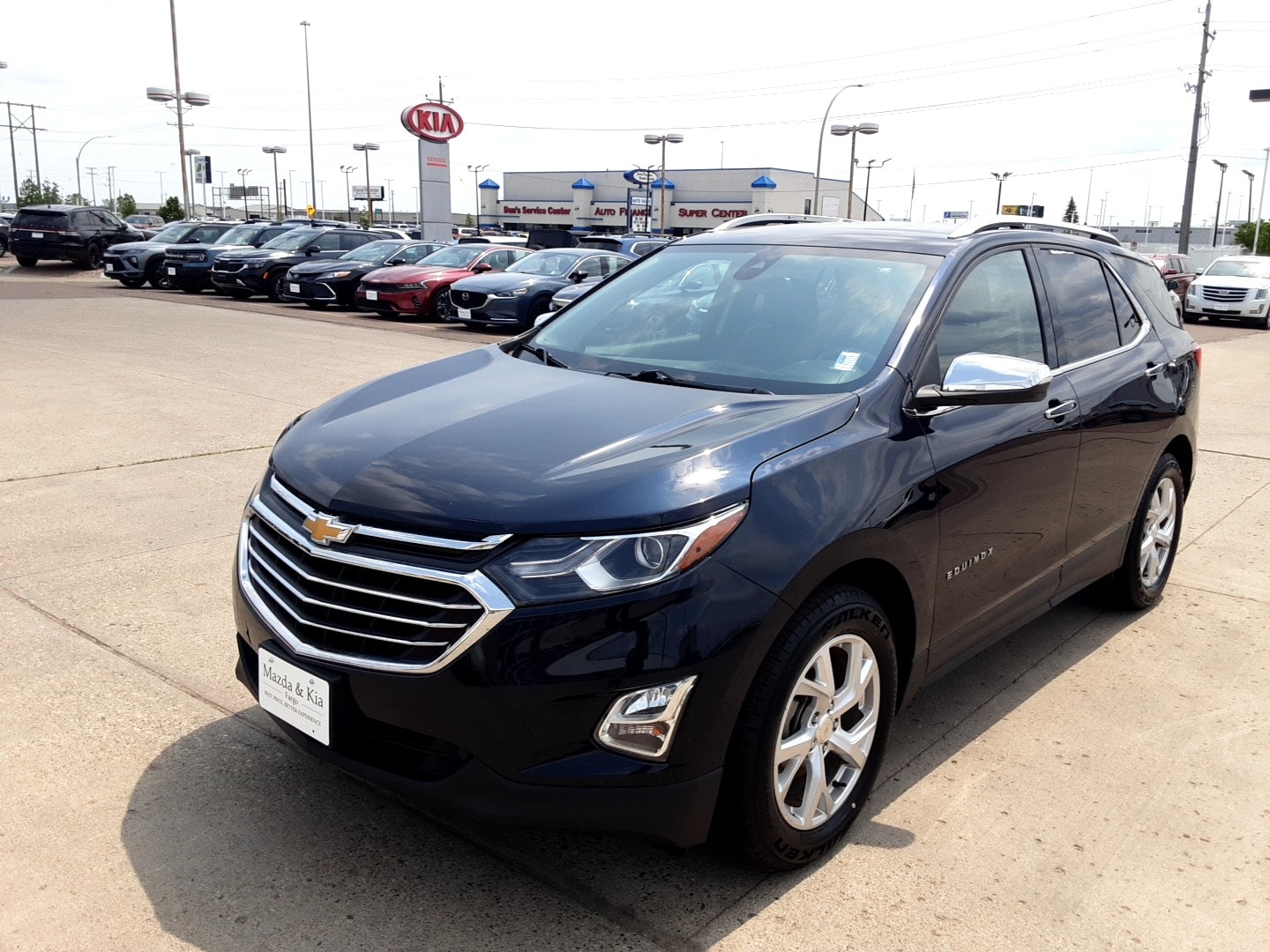 Used 2021 Chevrolet Equinox Premier with VIN 3GNAXXEV9MS121032 for sale in Fargo, ND