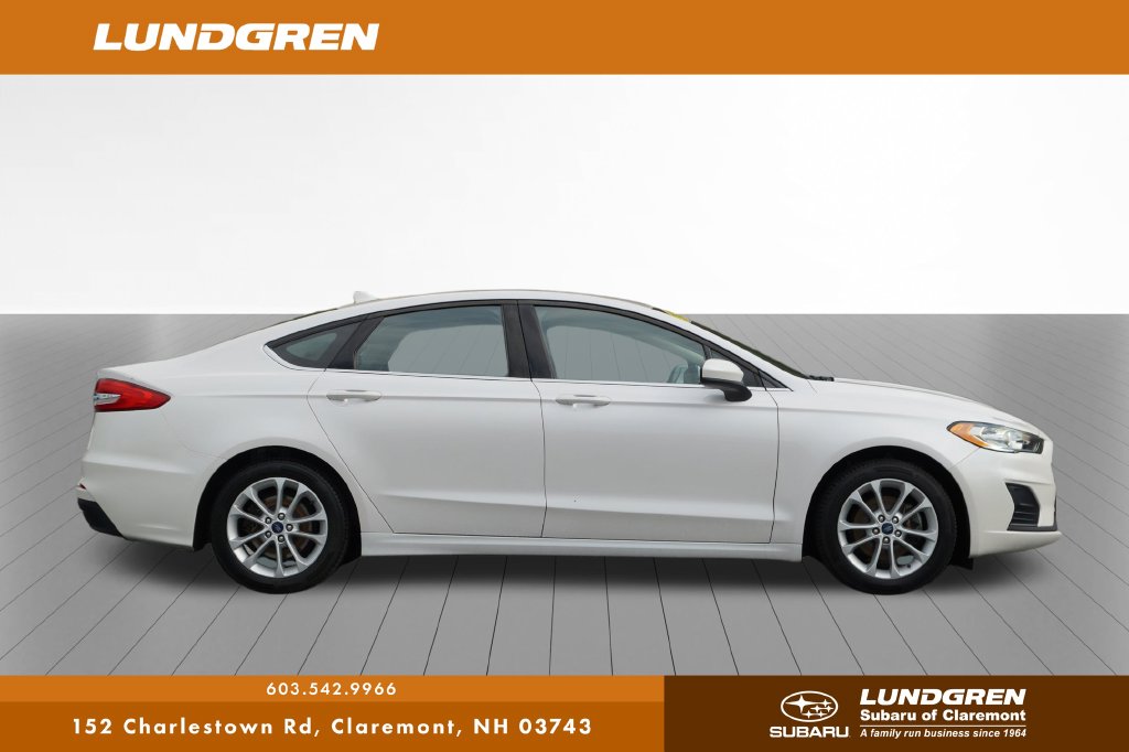 Used 2020 Ford Fusion Hybrid SE with VIN 3FA6P0LU0LR100839 for sale in Claremont, NH