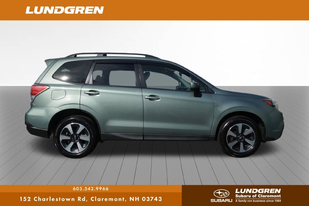 Used 2018 Subaru Forester Premium with VIN JF2SJAEC0JH555467 for sale in Claremont, NH