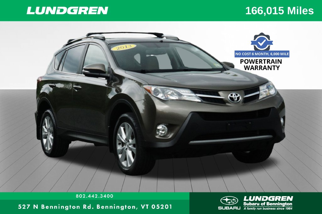 Used 2013 Toyota RAV4 Limited with VIN JTMDFREV8DD007737 for sale in Bennington, VT