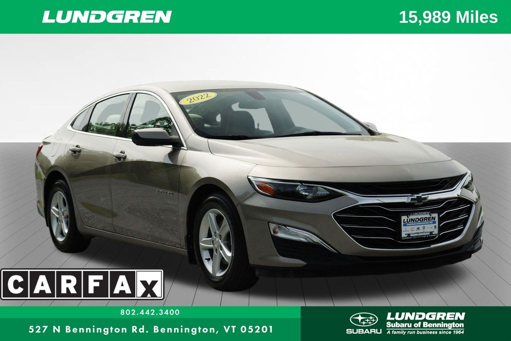 Used 2022 Chevrolet Malibu 1LS with VIN 1G1ZB5ST9NF211751 for sale in Bennington, VT