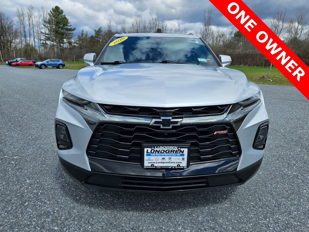 Used 2020 Chevrolet Blazer RS with VIN 3GNKBKRS0LS678741 for sale in Bennington, VT