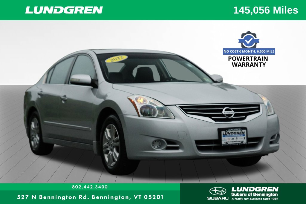 Used 2012 Nissan Altima S with VIN 1N4AL2AP1CC146905 for sale in Bennington, VT
