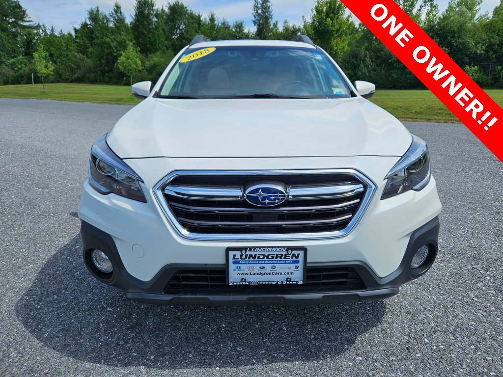 Used 2018 Subaru Outback Premium with VIN 4S4BSAHCXJ3260912 for sale in Bennington, VT