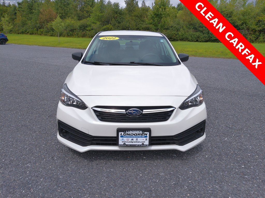 Used 2022 Subaru Impreza Base with VIN 4S3GKAB61N3600144 for sale in Bennington, VT