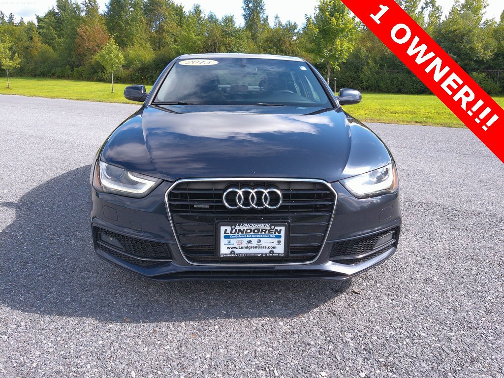 Used 2015 Audi A4 Premium Plus with VIN WAUHFAFL0FN001408 for sale in Bennington, VT