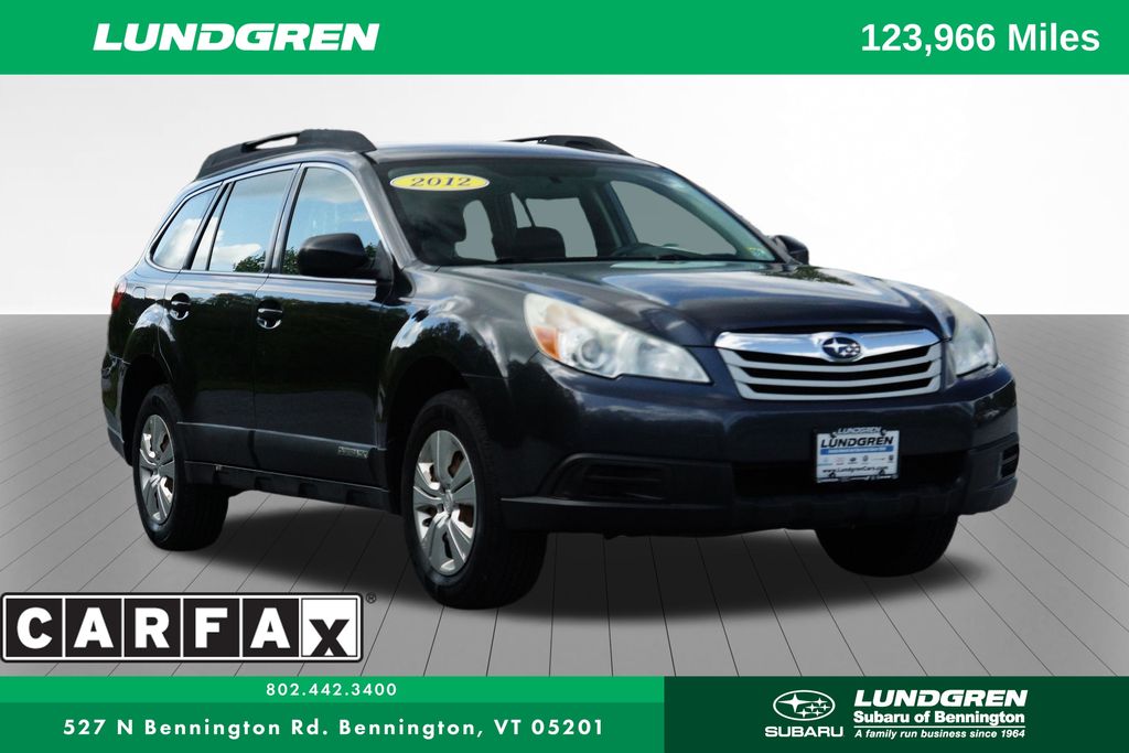 Used 2012 Subaru Outback Base with VIN 4S4BRCAC7C3212627 for sale in Bennington, VT
