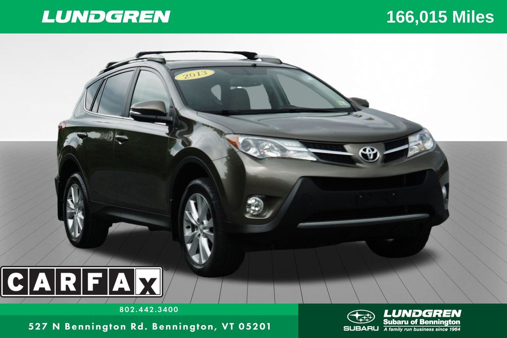 Used 2013 Toyota RAV4 Limited with VIN JTMDFREV8DD007737 for sale in Bennington, VT