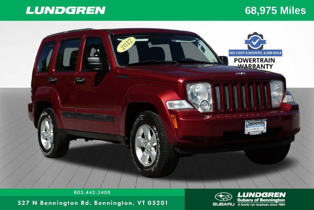 Used 2012 Jeep Liberty Sport with VIN 1C4PJMAK5CW149296 for sale in Bennington, VT