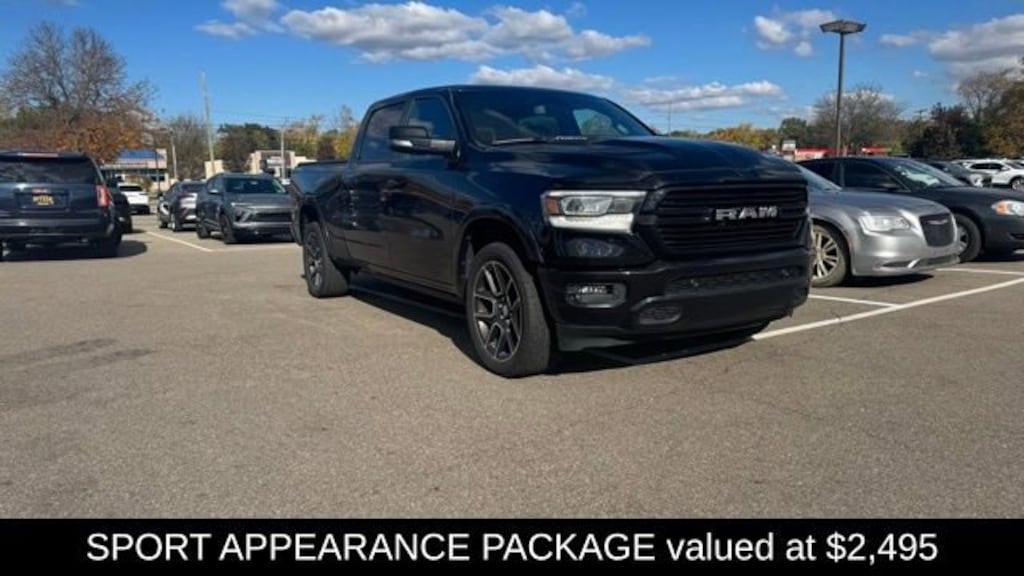 Used 2019 Ram 1500 Laramie Crew Cab 4x4 64 Box Truck