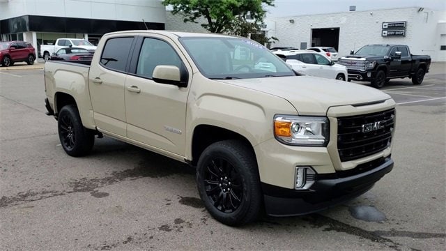 Used 2022 GMC Canyon Elevation with VIN 1GTG6CENXN1327638 for sale in Waterford, MI
