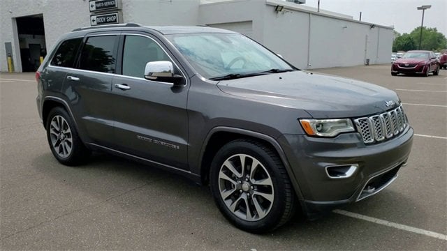 Used 2017 Jeep Grand Cherokee Overland with VIN 1C4RJFCG8HC912417 for sale in Waterford, MI