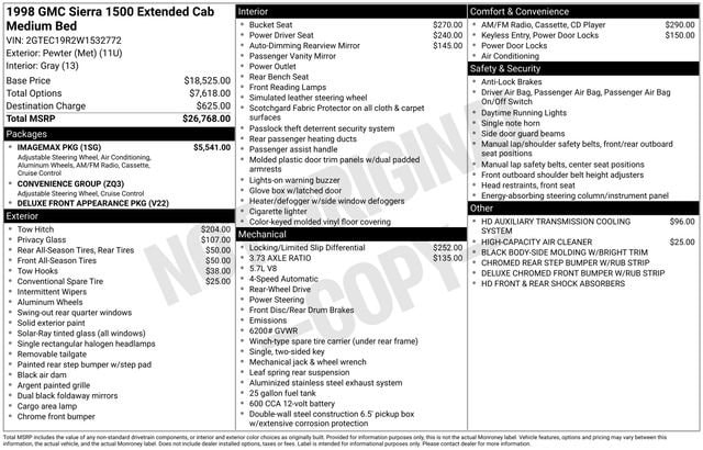 1998 GMC Sierra's photo