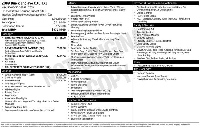 2009 Buick Enclave CXL AWD's photo