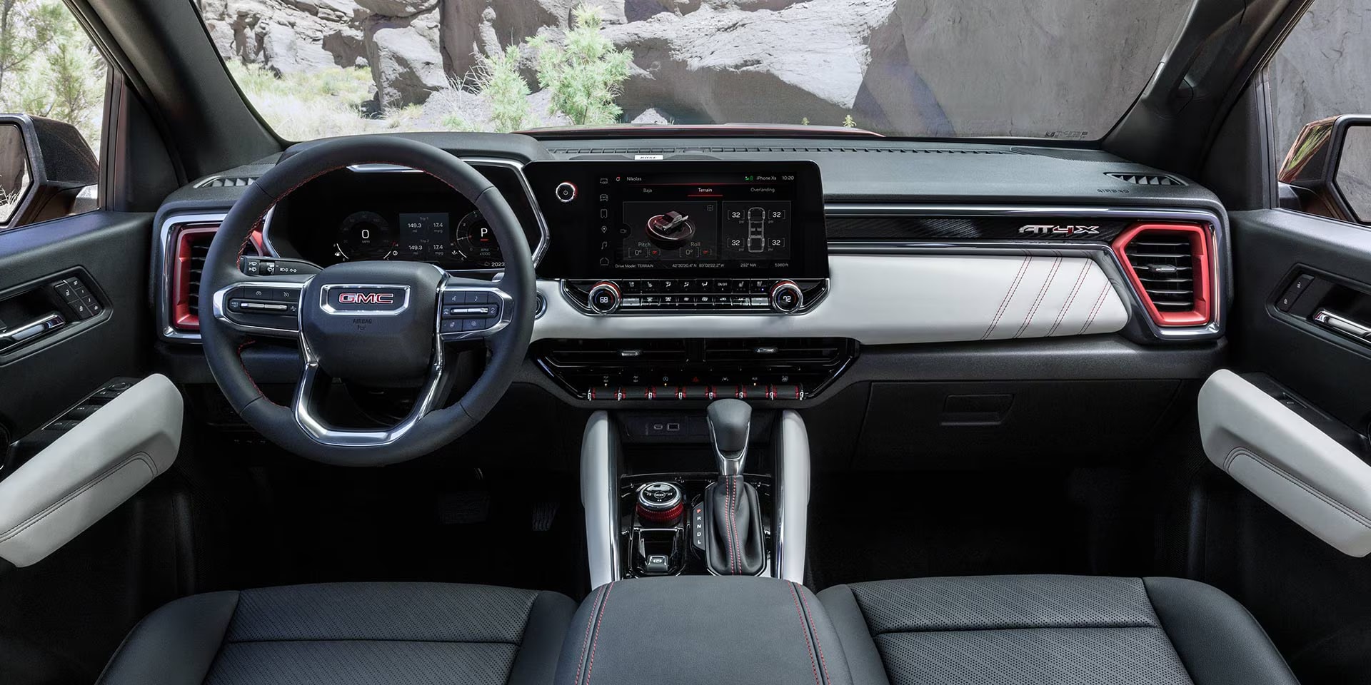 2026 GMC Caynon interior dashboard.
