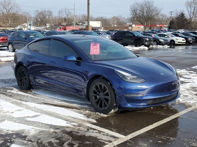 Used 2021 Tesla Model 3 Base with VIN 5YJ3E1EA7MF986592 for sale in Waterford Township, MI