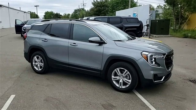 Used 2023 GMC Terrain SLE with VIN 3GKALMEG3PL101771 for sale in Waterford, MI