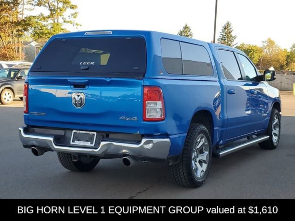 Used 2022 Ram 1500 Big Horn Crew Cab 4x4 57 Box Truck